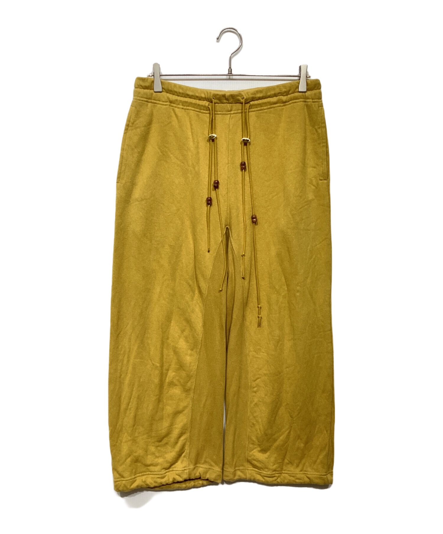 中古・古着通販】jianye (ジェンイェ) スウェットパンツ イエロー
