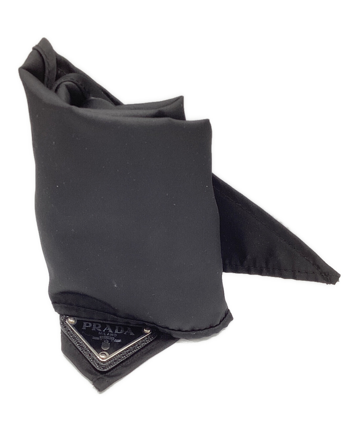 中古・古着通販】PRADA (プラダ) ロゴプレート ナイロンスカーフ