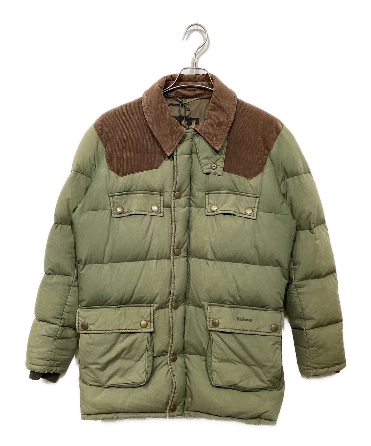 中古・古着通販】Barbour (バブアー) ダウンジャケット オリーブ