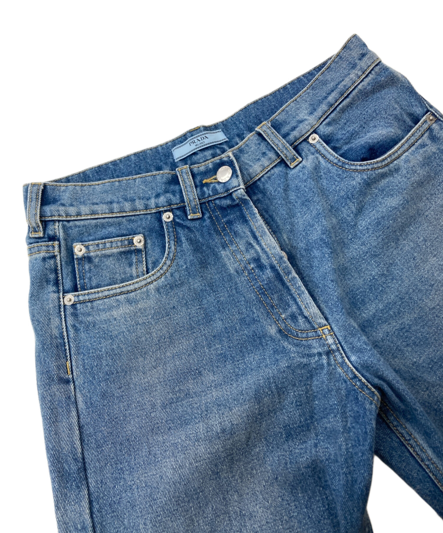 中古・古着通販】PRADA (プラダ) トライアングルロゴ デニム