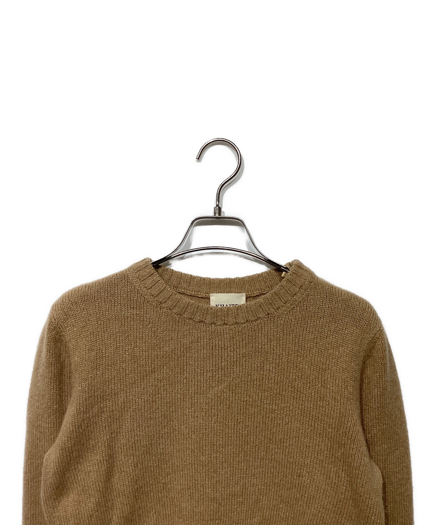 中古・古着通販】KHAITE (ケイト) カシミヤニット ブラウン サイズ:S