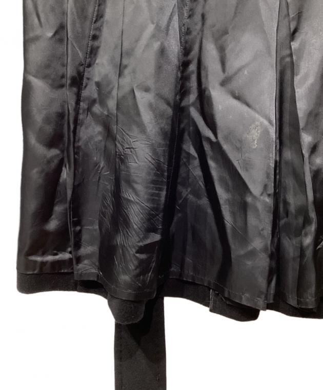 中古・古着通販】EPOCA (エポカ) アンゴラ ウール 比翼コート ブラック