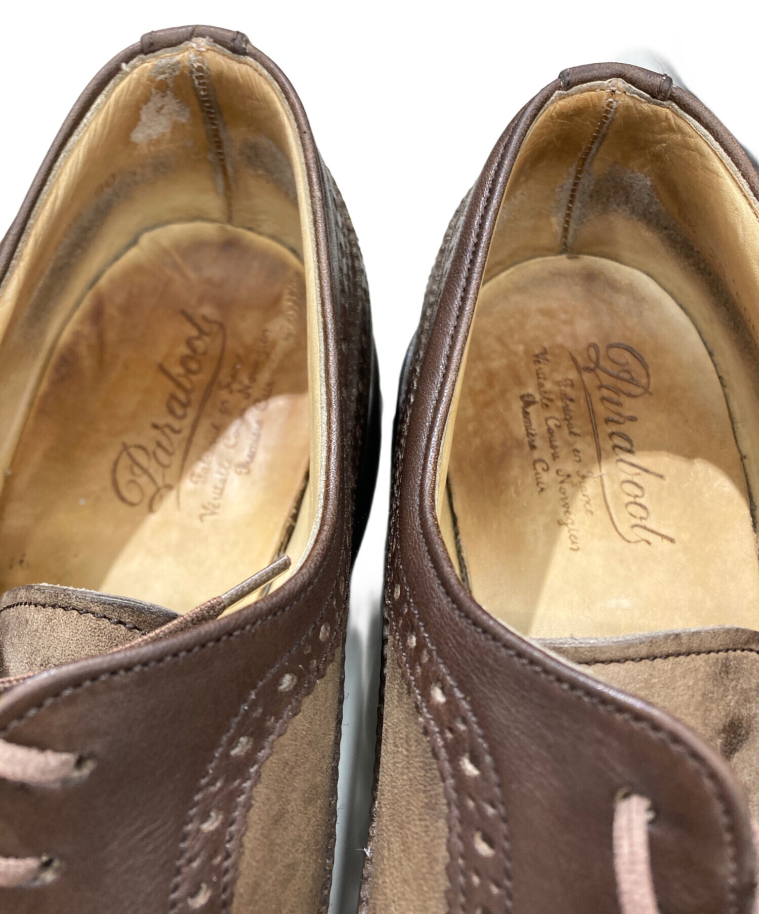 中古・古着通販】PARABOOT (パラブーツ) ウイングチップレザーシューズ