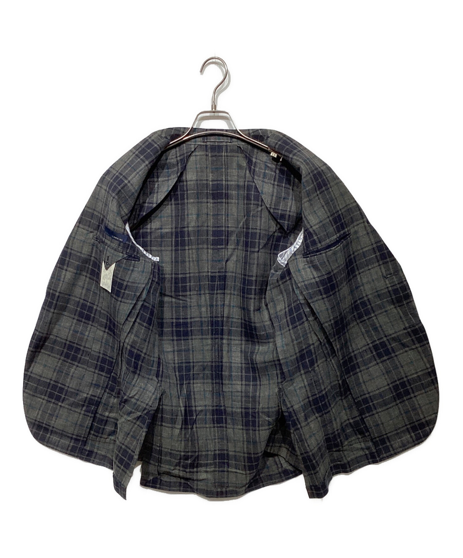 中古・古着通販】LARDINI (ラルディーニ) リネンブレンドチェック