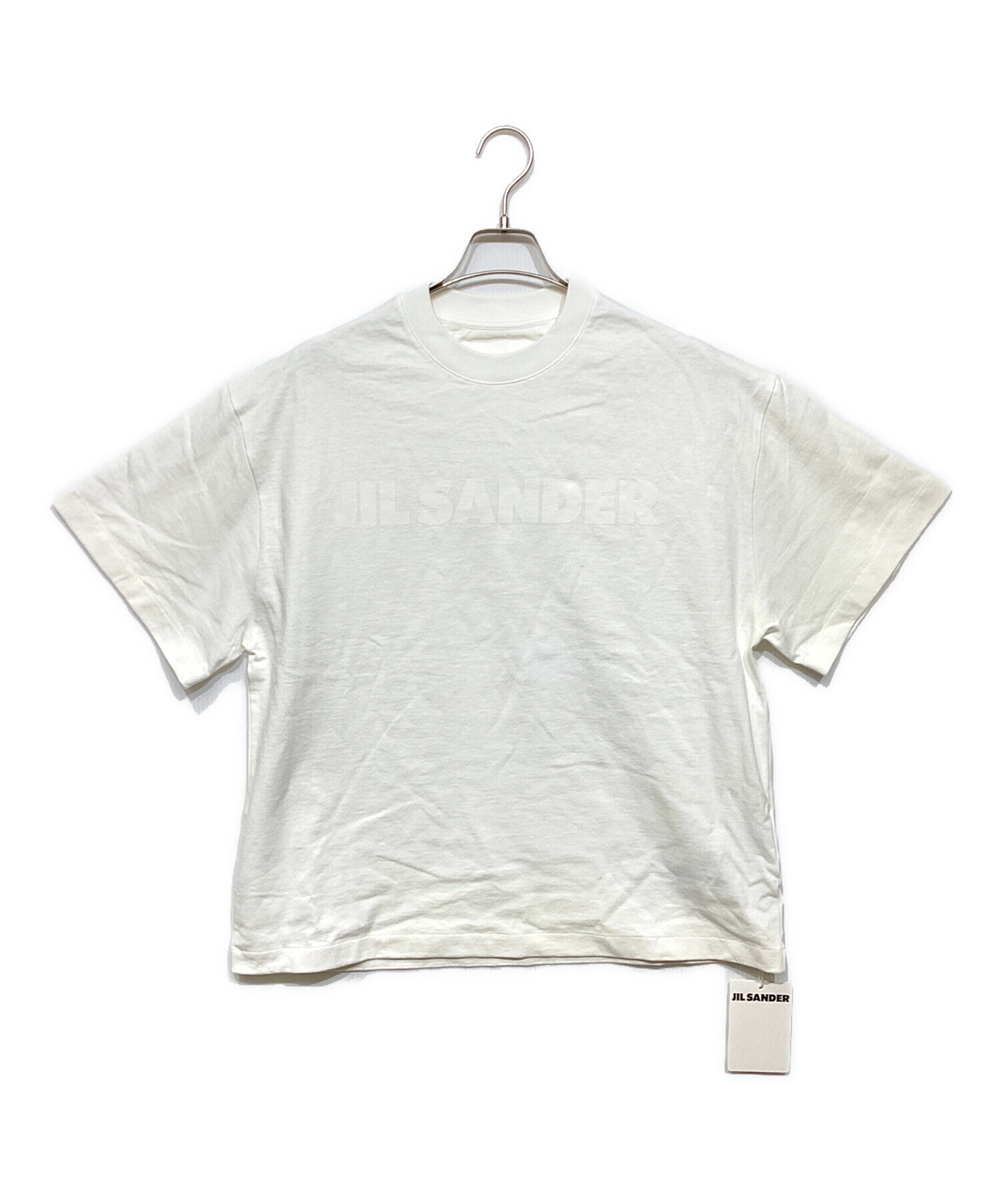 JIL SANDER + ジルサンダープラス Tシャツ・カットソー M 白 【古着】【中古】【送料無料】 JIL SANDER + ジルサンダープラス Tシャツ・カットソー M 白 【古着