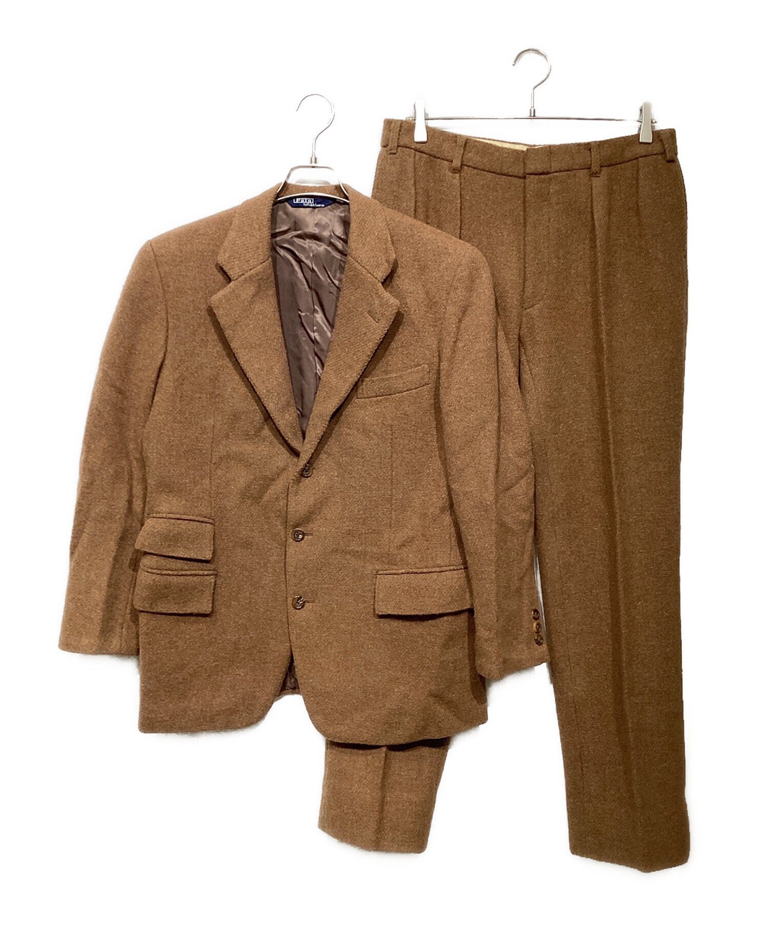 Polo by Raph Lauren セットアップ スーツ ブラウン 上品 中古・古着通販】POLO RALPH LAUREN (ポロ・ラルフローレン) ヘビー
