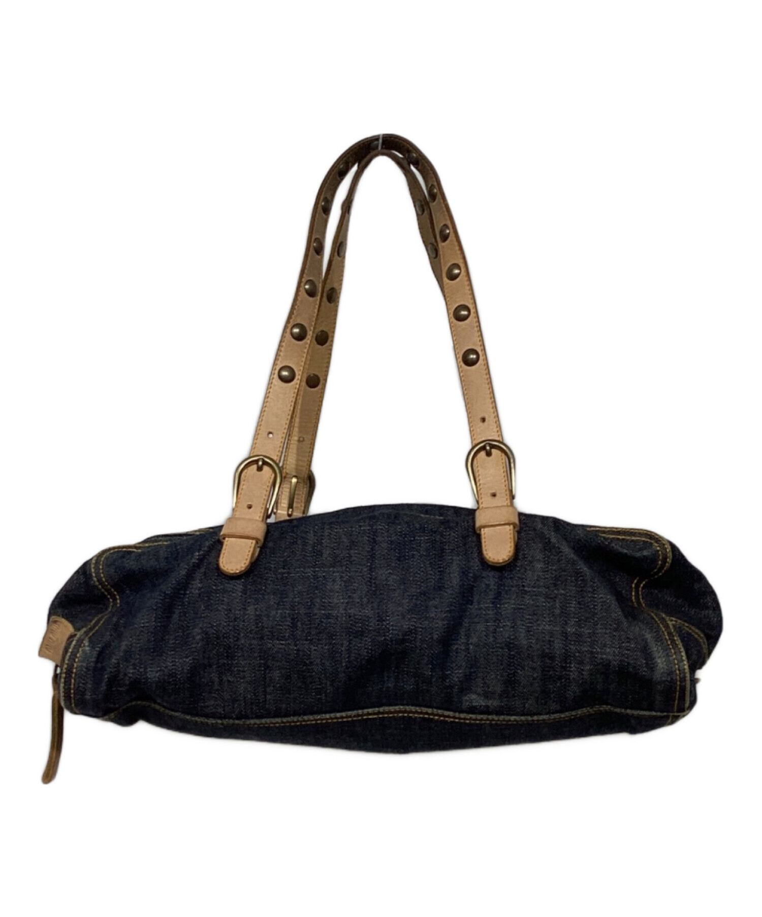 中古・古着通販】MIU MIU (ミュウミュウ) デニムミニボストンバッグ 