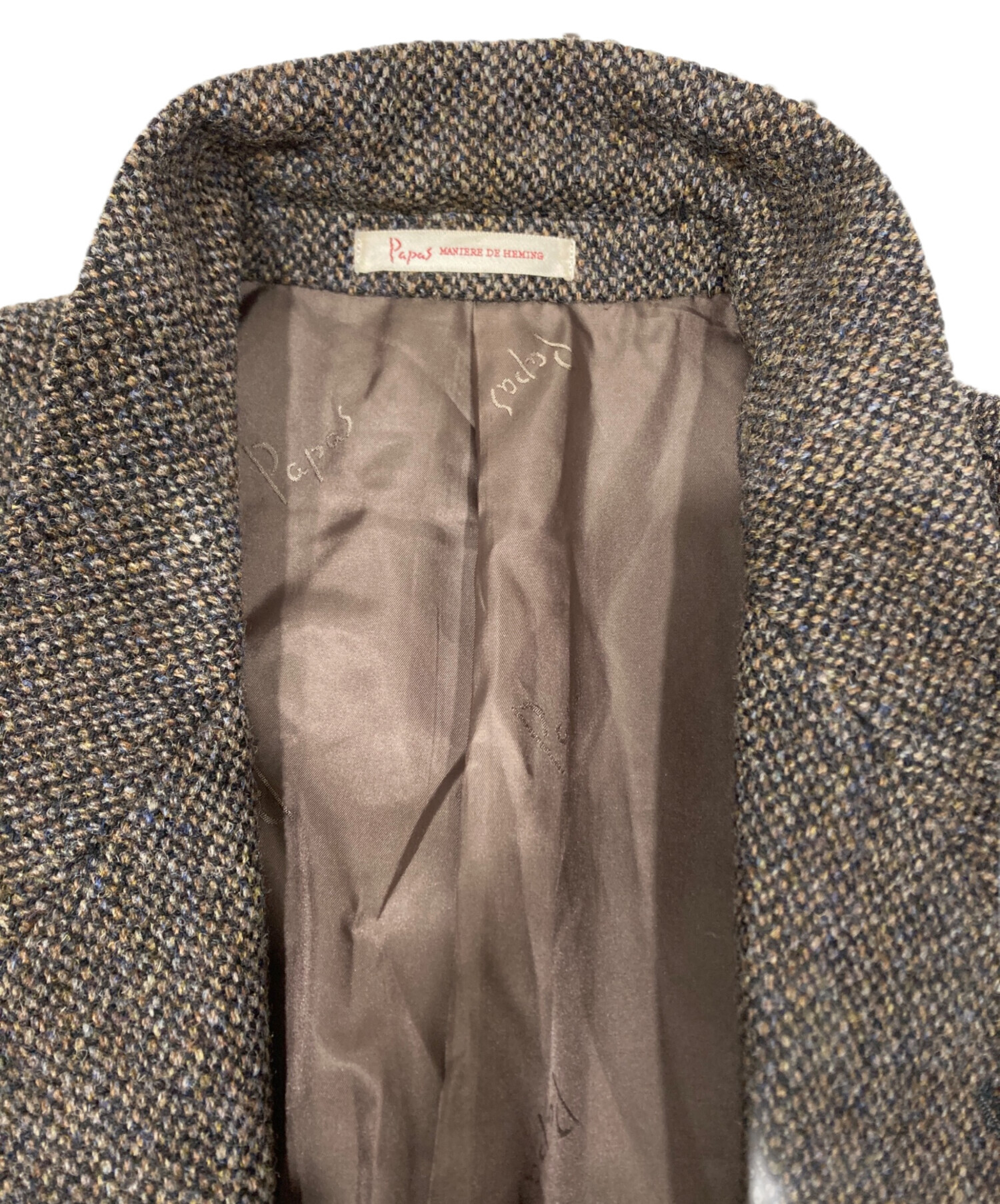 中古・古着通販】PAPAS (パパス) Harris Tweed (ハリスツイード) 2B
