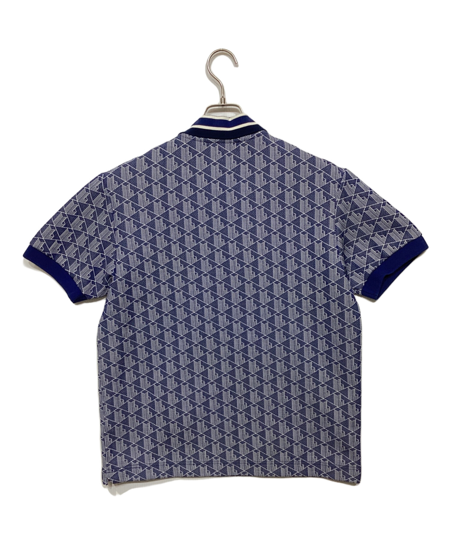 中古・古着通販】LACOSTE (ラコステ) モノグラムジャカードポロシャツ