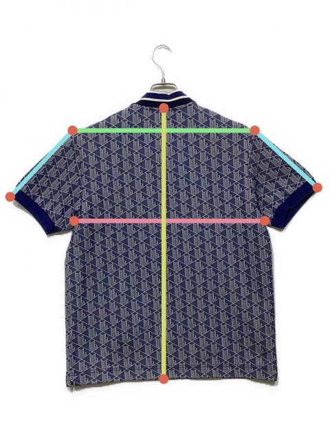 中古・古着通販】LACOSTE (ラコステ) モノグラムジャカードポロシャツ