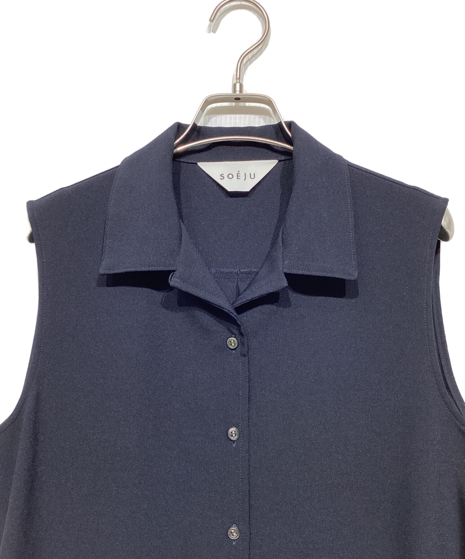 中古・古着通販】SOEJU (ソージュ) ソフトオックスノースリーブ