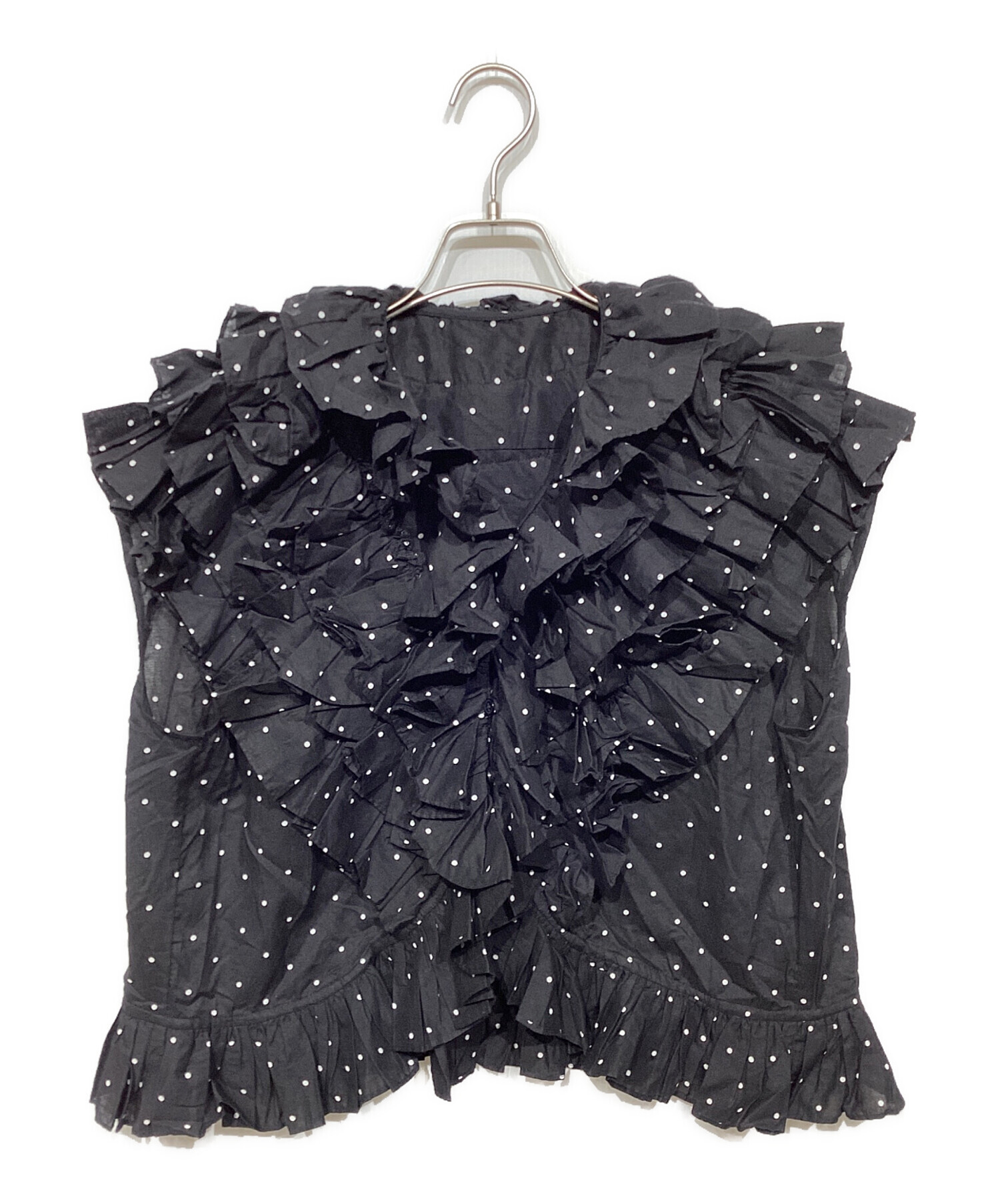 crinkle crinkle crinkle フリルポンチョブラウス 中古・古着通販】crinkle crinkle crinkle (クリンクル クリンクル