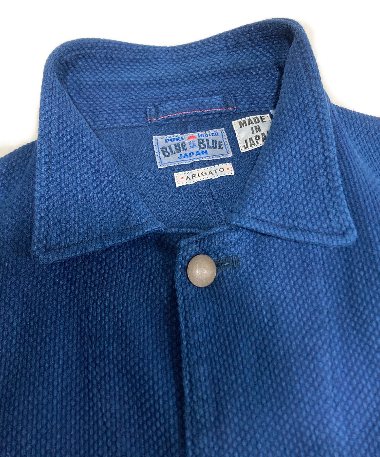 中古・古着通販】BLUE BLUE (ブルーブルー) インディゴ染め 刺し子