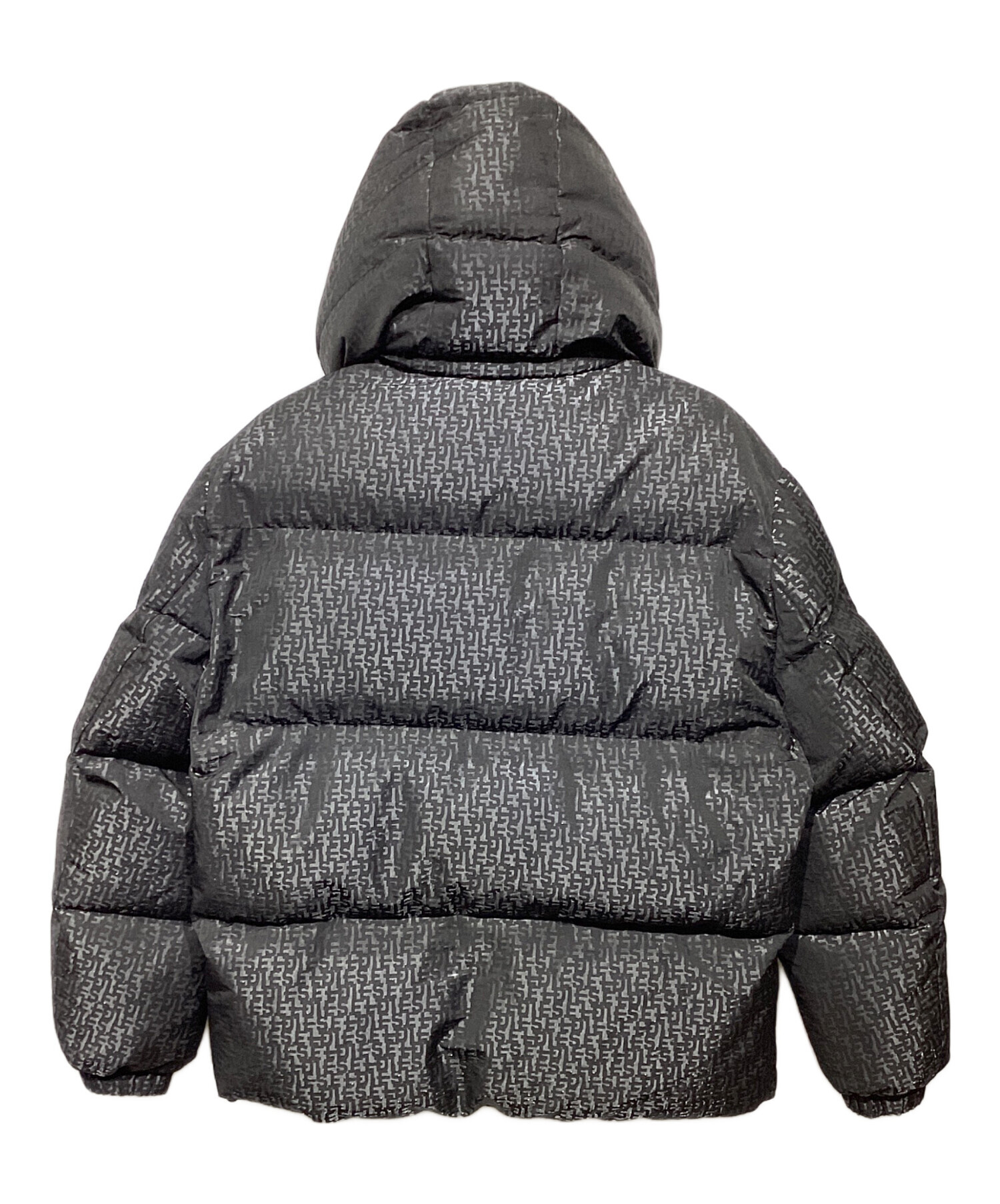 中古・古着通販】DIESEL (ディーゼル) モノグラム柄 パフジャケット