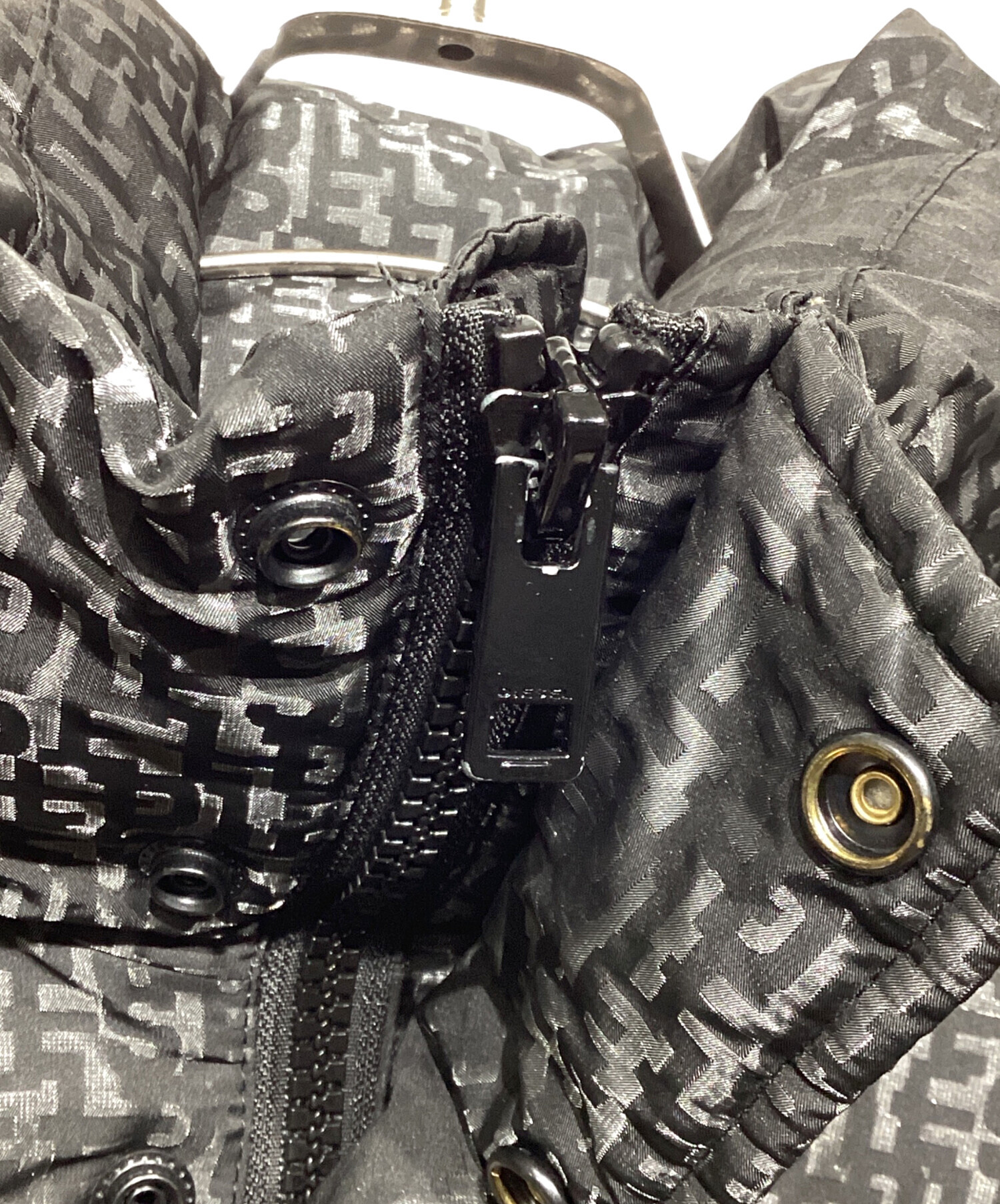 中古・古着通販】DIESEL (ディーゼル) モノグラム柄 パフジャケット