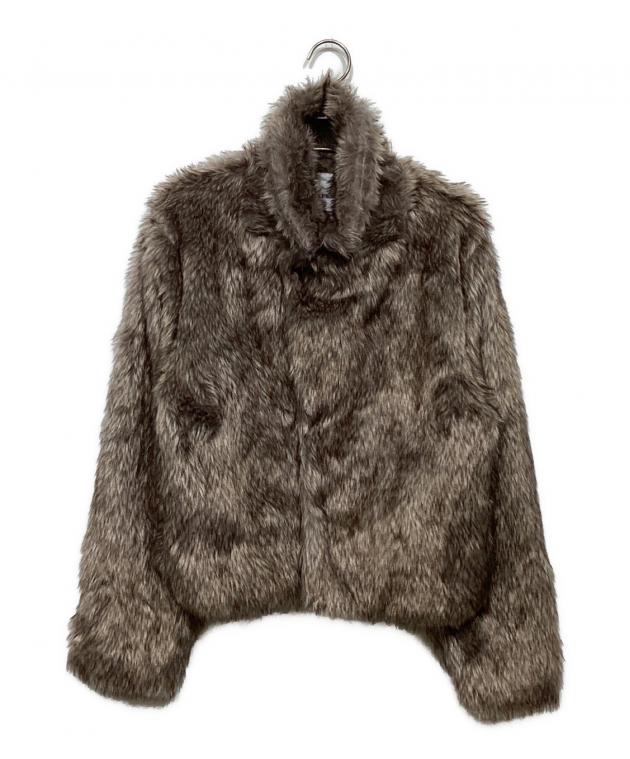 ジャケット・アウター ACLENT Stand collar volume fur coat 中古・古着通販】ACLENT (アクレント) Stand collar volume fur coat