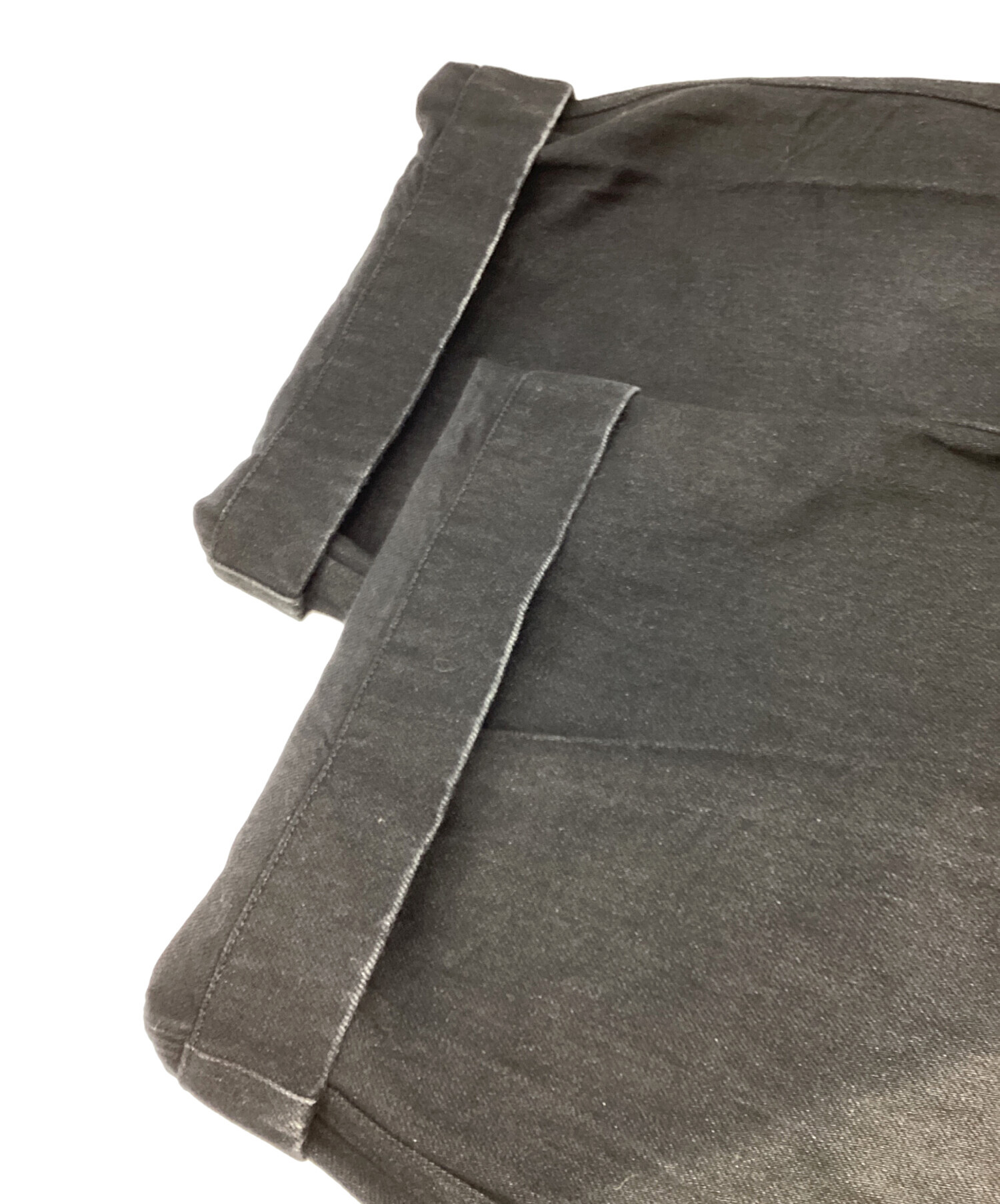 中古・古着通販】BLAMINK (ブラミンク) ブラックデニムオールインワン