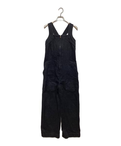 中古・古着通販】BLAMINK (ブラミンク) ブラックデニムオールインワン