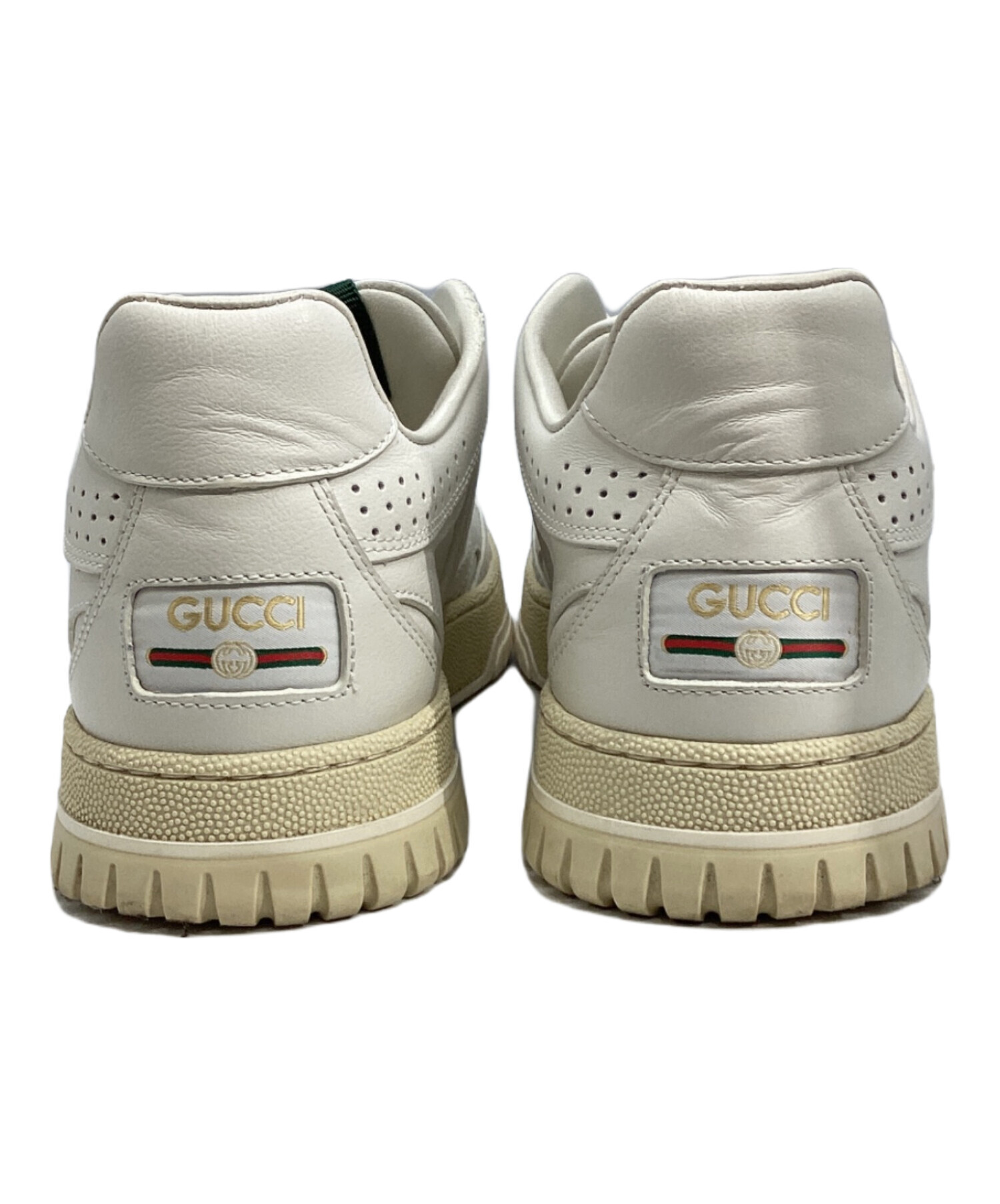 中古・古着通販】GUCCI (グッチ) Re-Web リウェブ レザースニーカー