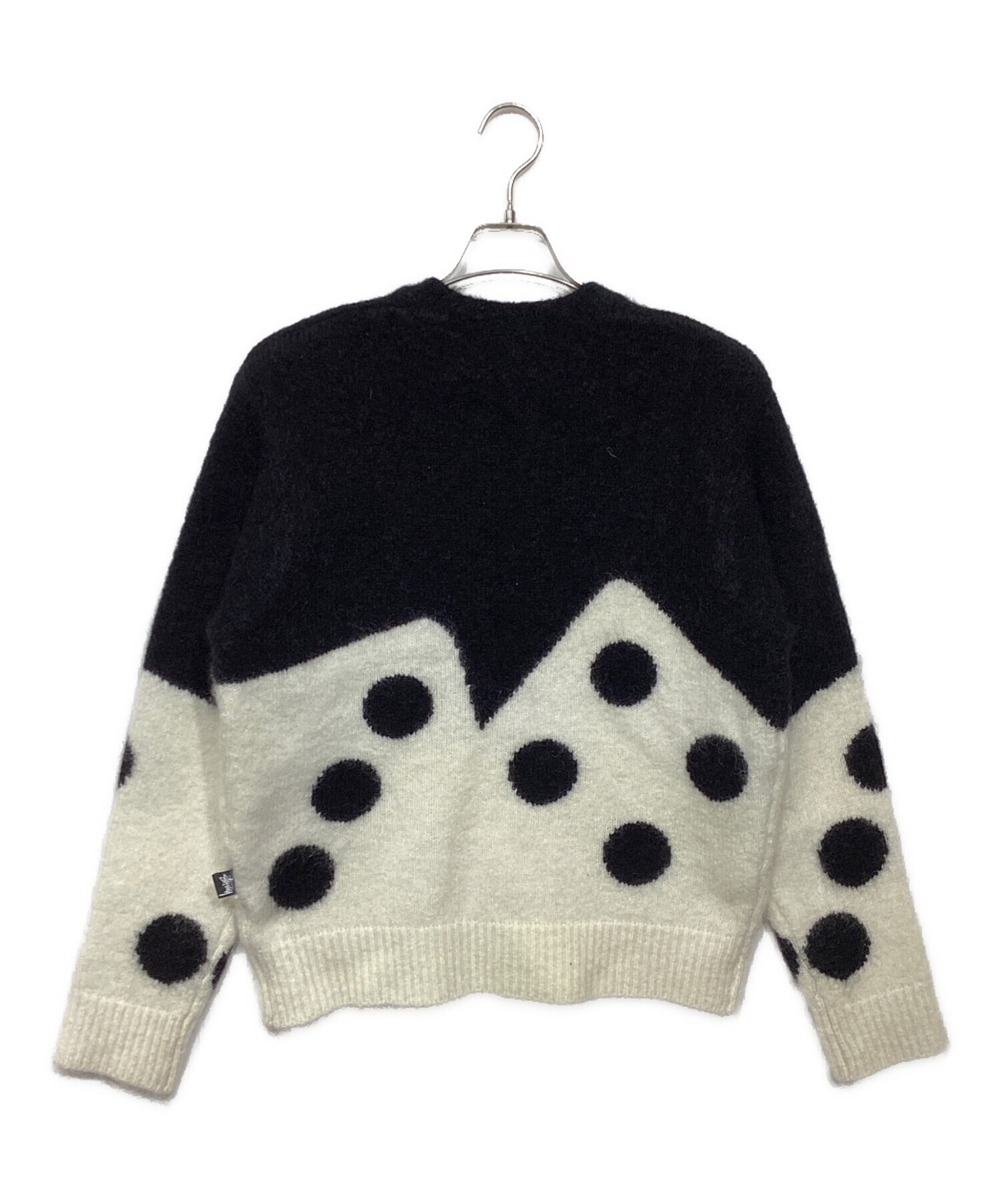 中古・古着通販】stussy (ステューシー) DICE FUZZY CREW KNIT