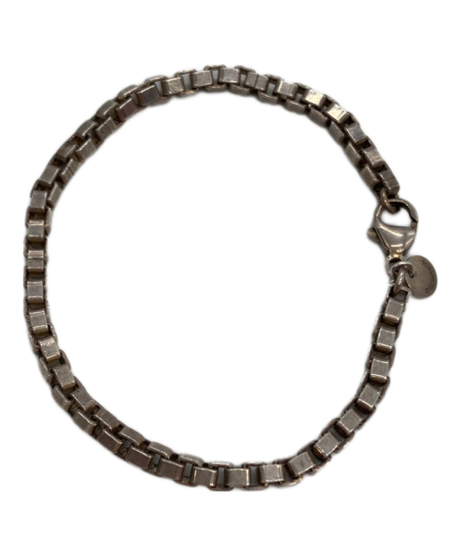 Tiffany &Co.ステンレススチール チェーンブレスレット 中古・古着通販】TIFFANY & Co. (ティファニー) ベネチアン チェーン