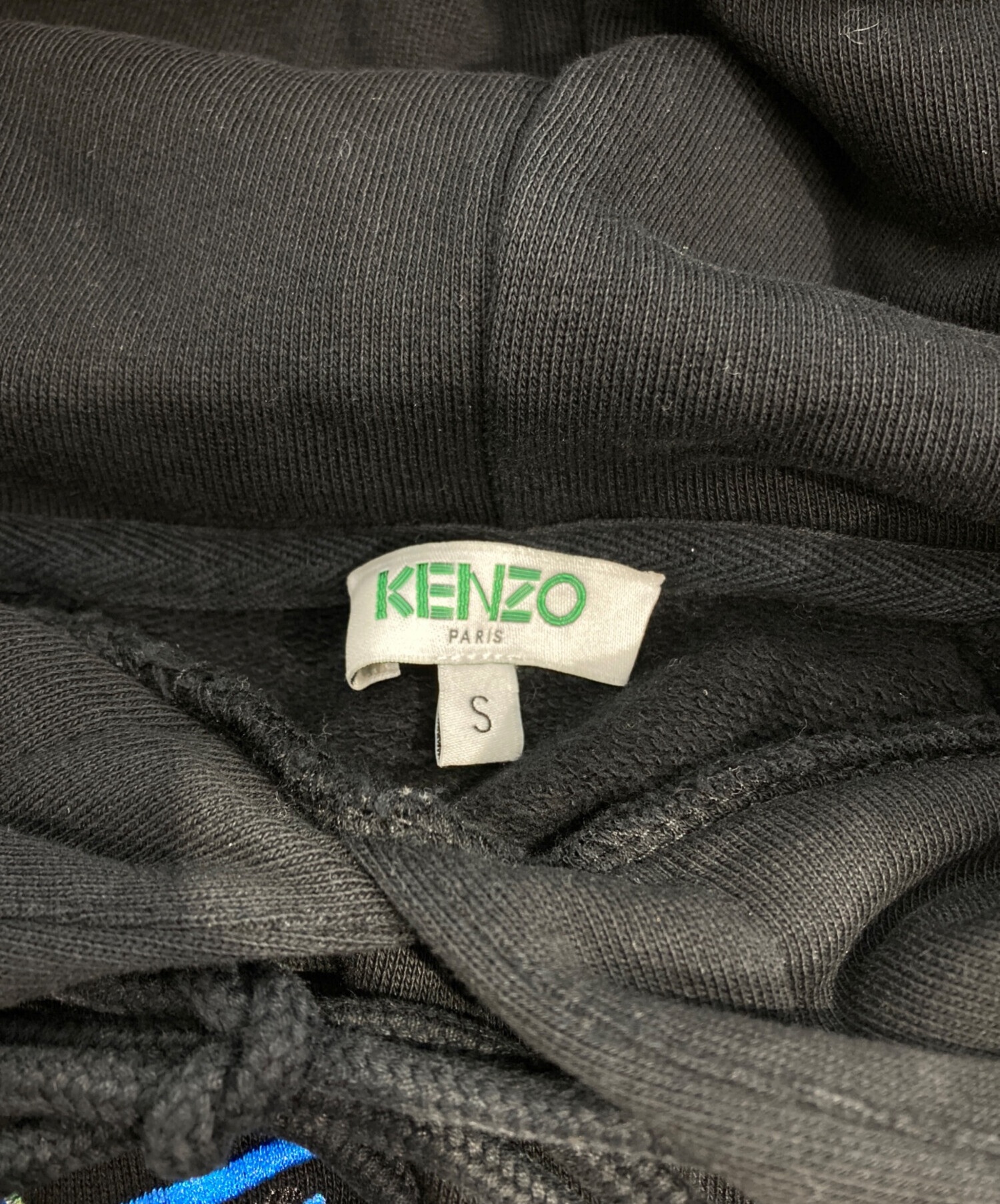 KENZO　ケンゾー　パーカー　刺繍ロゴ　ゆるだぼ KENZO ケンゾー タイガー刺繍 プルオーバー スウェット パーカー