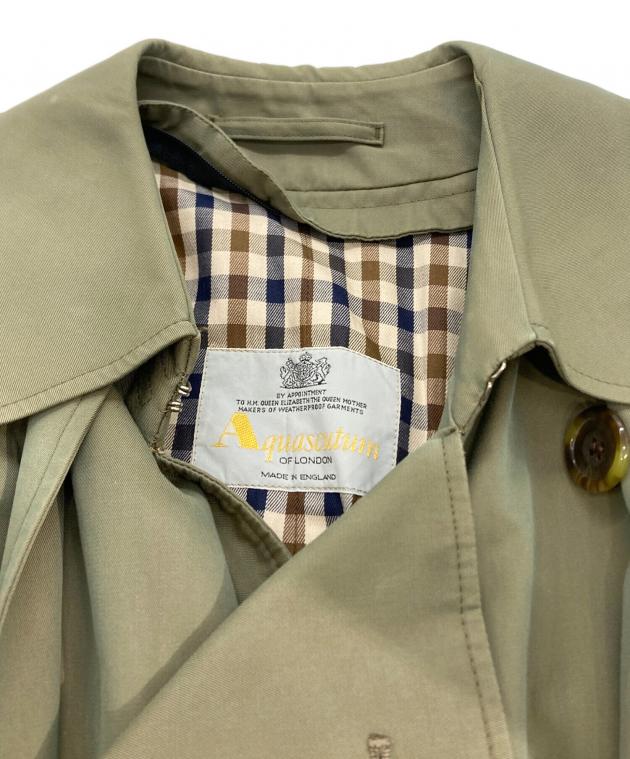 中古・古着通販】Aquascutum (アクアスキュータム) 玉虫カラートレンチ