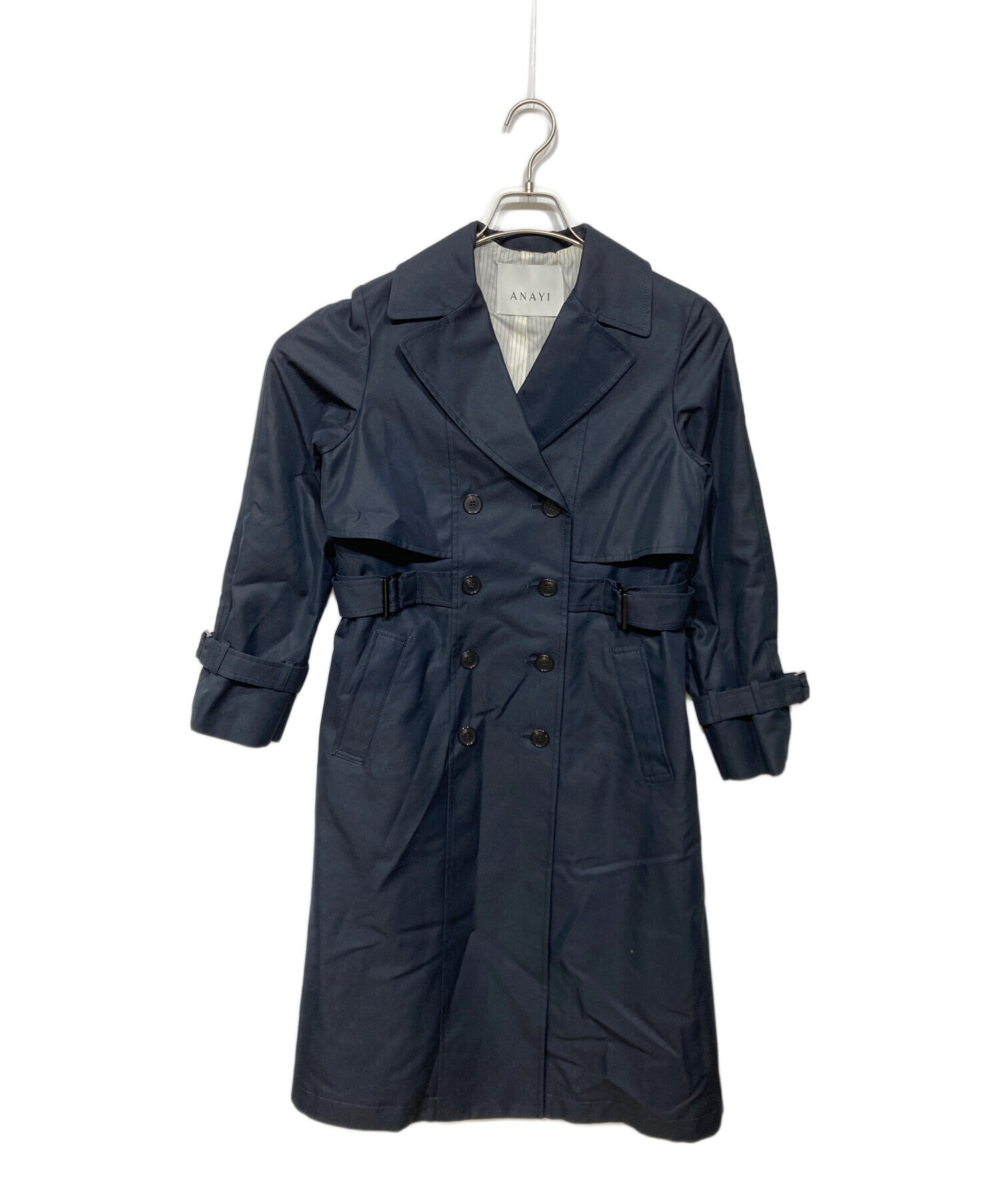 ANAYI 撥水ツイルトレンチコート ANAYI（アナイ） トレンチコート コート 撥水ツイルドレストレンチ