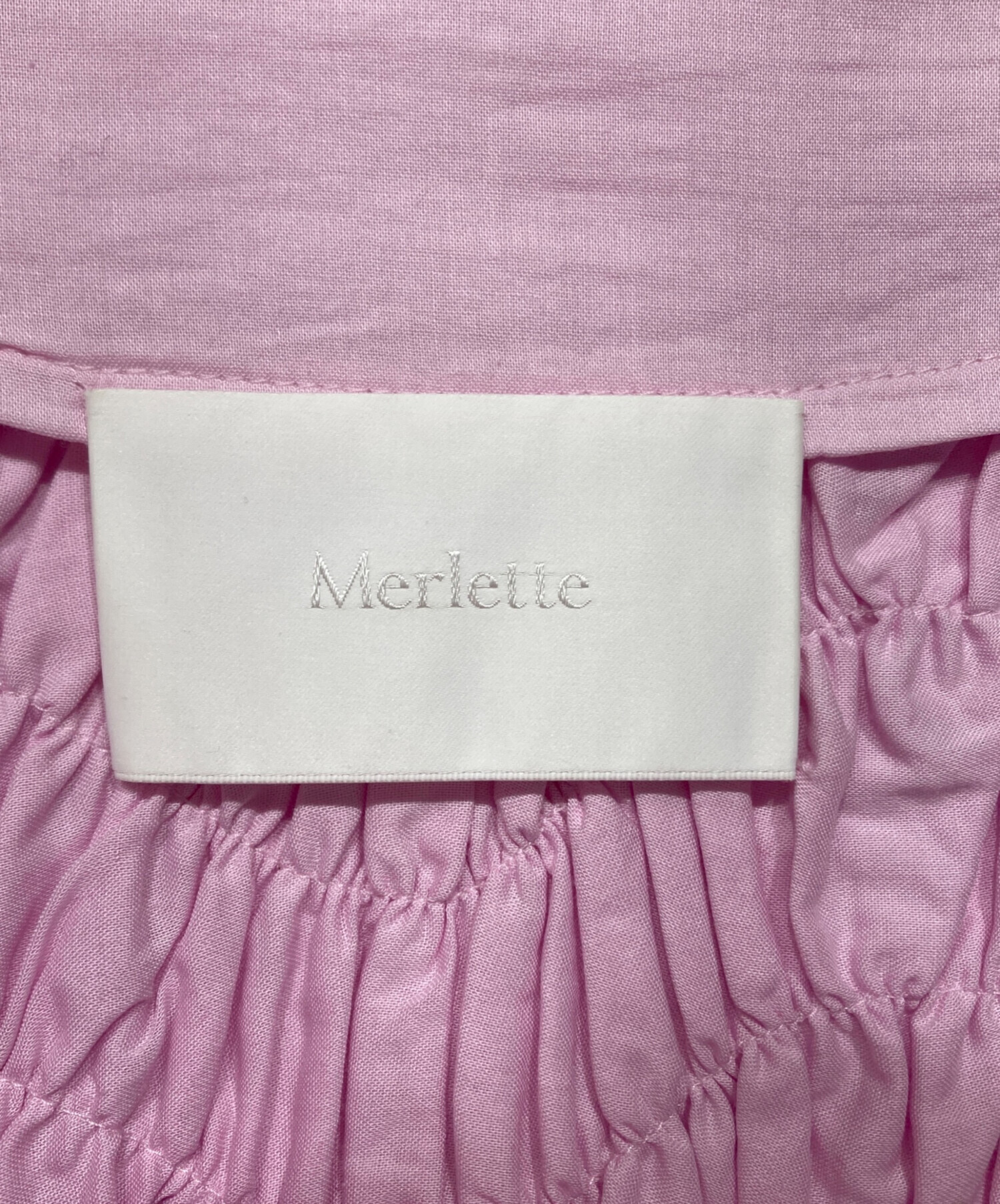 中古・古着通販】merlette (マーレット) ギャザーフレアスカート