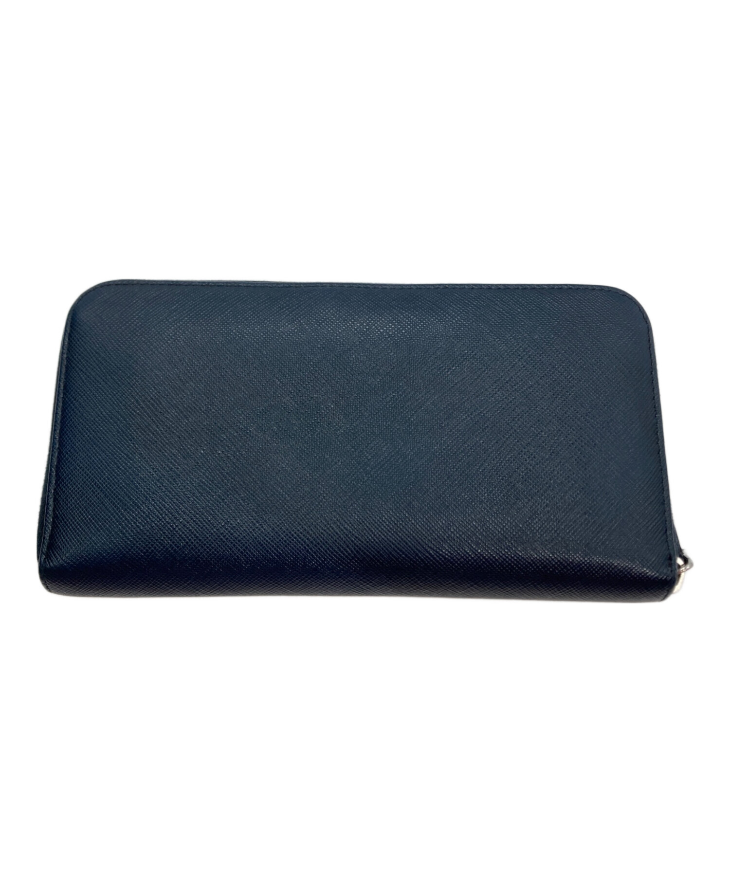 中古・古着通販】PRADA (プラダ) サフィアーノ ラウンドファスナー財布