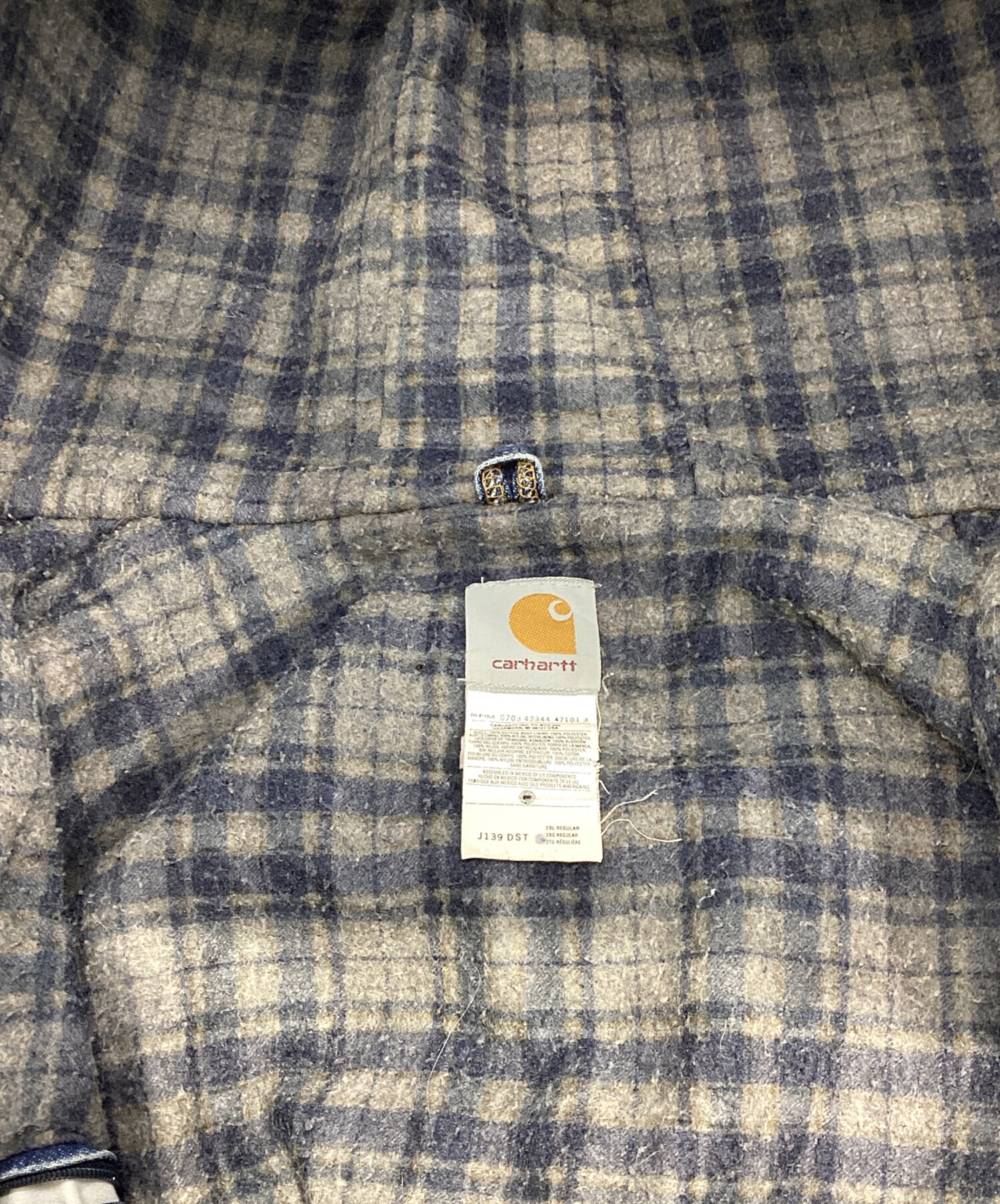 【美品】Carhartt J139 DST デニム　アクティブジャケット L 中古・古着通販】CarHartt (カーハート) デニムアクティブジャケット