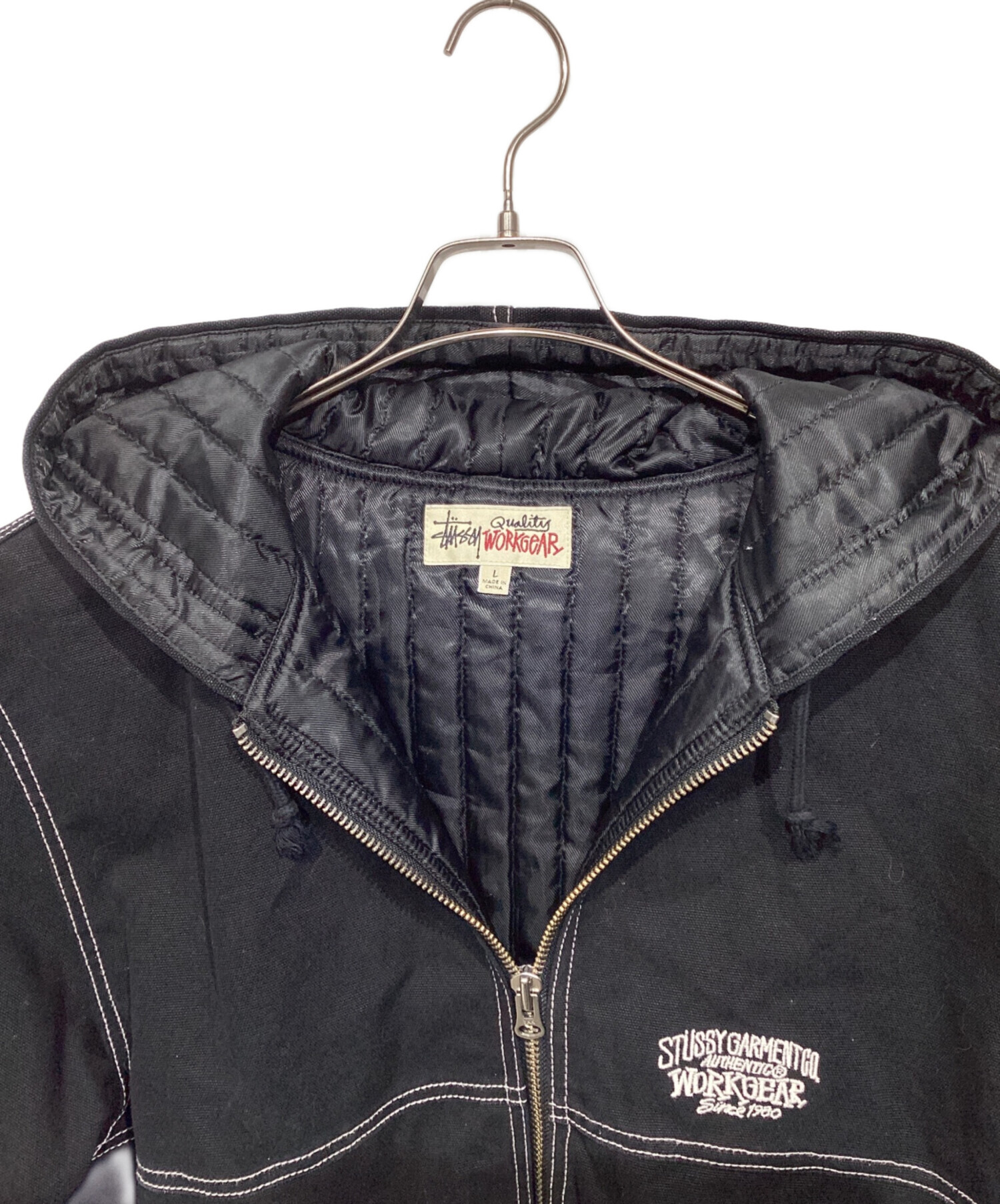 中古・古着通販】stussy (ステューシー) Contrast Stitch Work Jacket