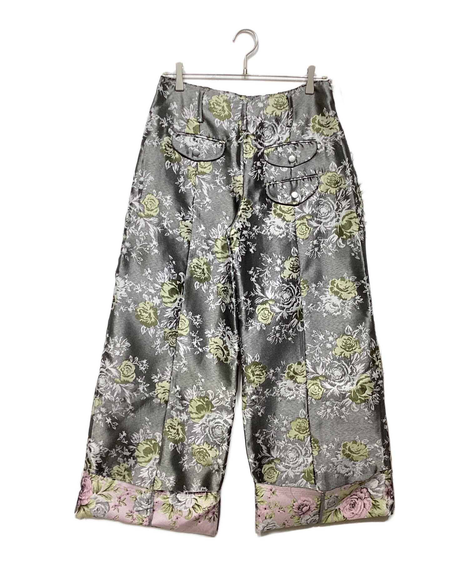 中古・古着通販】IGI (イジ) INSIDE OUT JACQUARD PANTS グレー サイズ