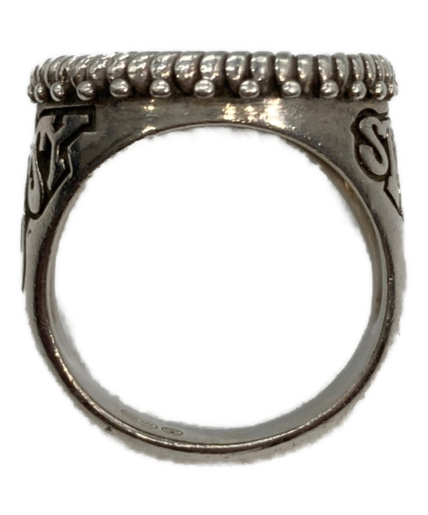 中古・古着通販】stussy (ステューシー) SS SOVEREIGN RING シルバー