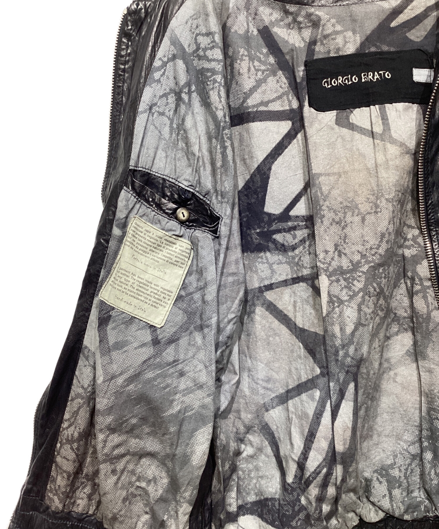 中古・古着通販】GIORGIO BRATO (ジョルジョブラッド) ラムレザー