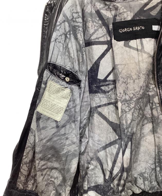 中古・古着通販】GIORGIO BRATO (ジョルジョブラッド) ラムレザー