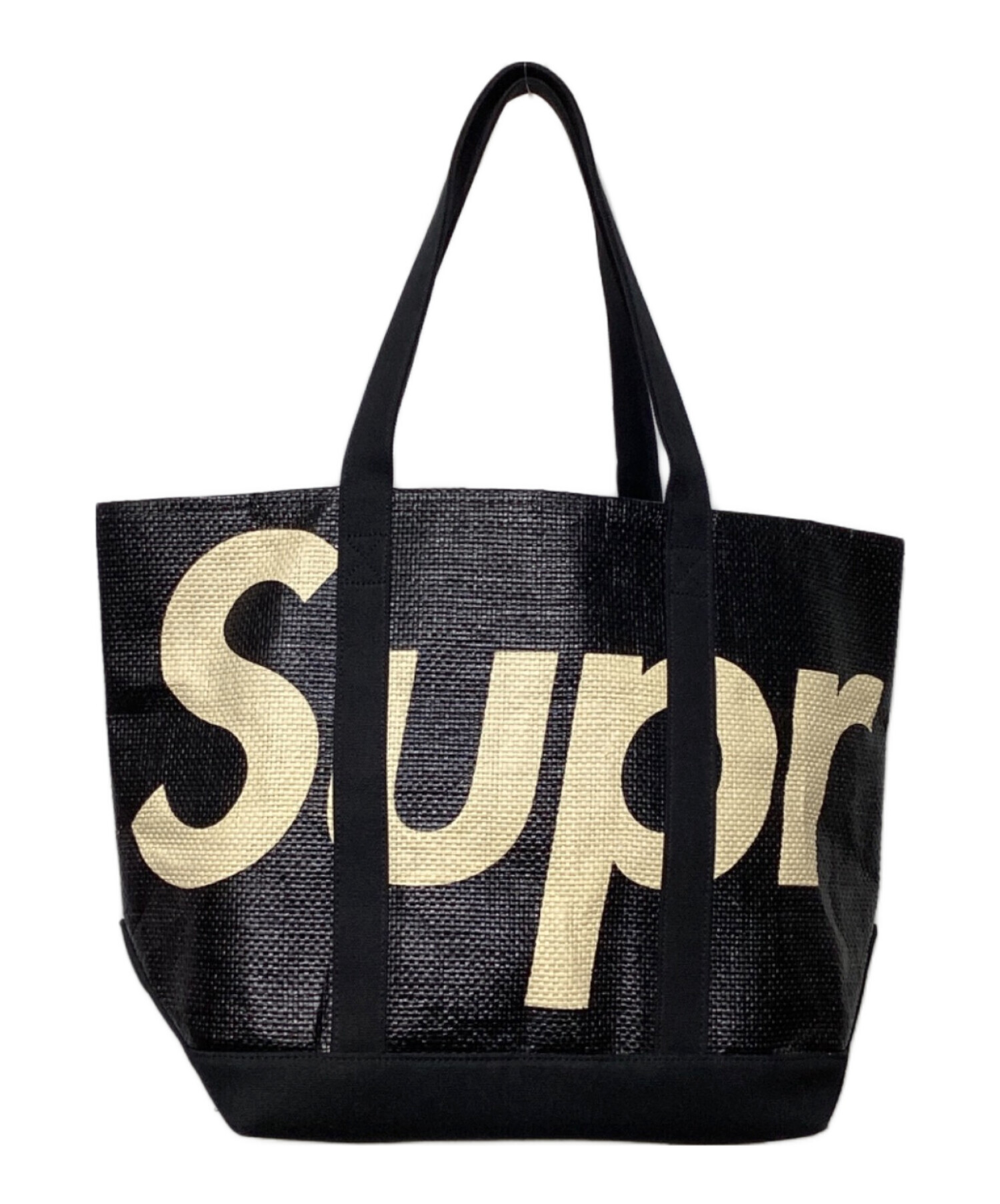 中古・古着通販】SUPREME (シュプリーム) 20SS Raffia Tote ブラック