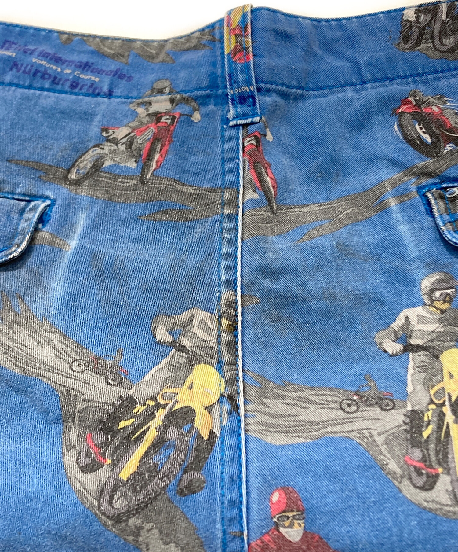 中古・古着通販】SUPREME (シュプリーム) motocross shorts ブルー