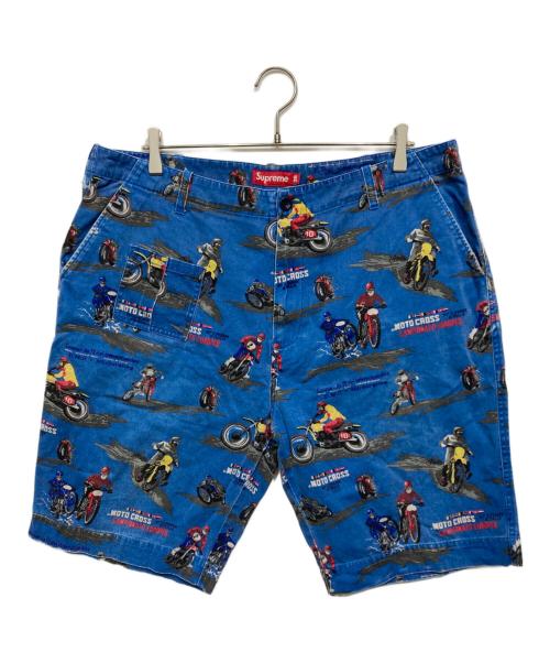 中古・古着通販】SUPREME (シュプリーム) motocross shorts ブルー