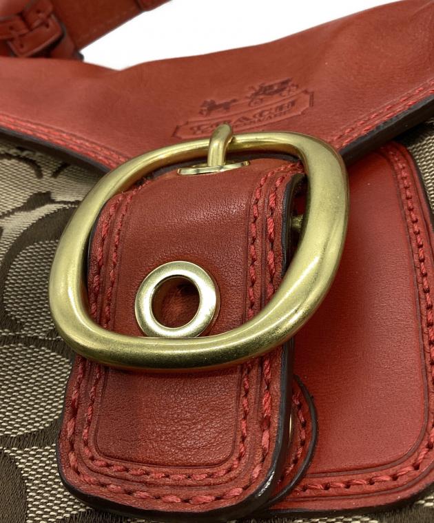 中古・古着通販】COACH (コーチ) ソーホー ショルダーバッグ ベージュ