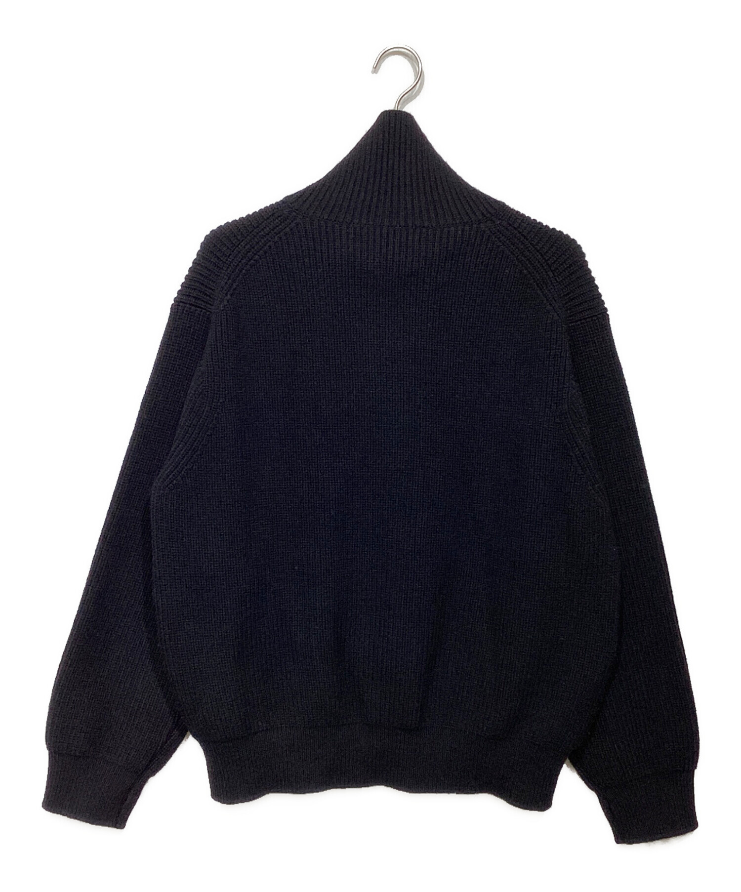 a*2様 YOKE　ヨーク　23AW MOCKNECK RIB SWEATER 中古・古着通販】YOKE (ヨーク) 3/4 FRONT ZIP HIGHNECK RIB SWEATER