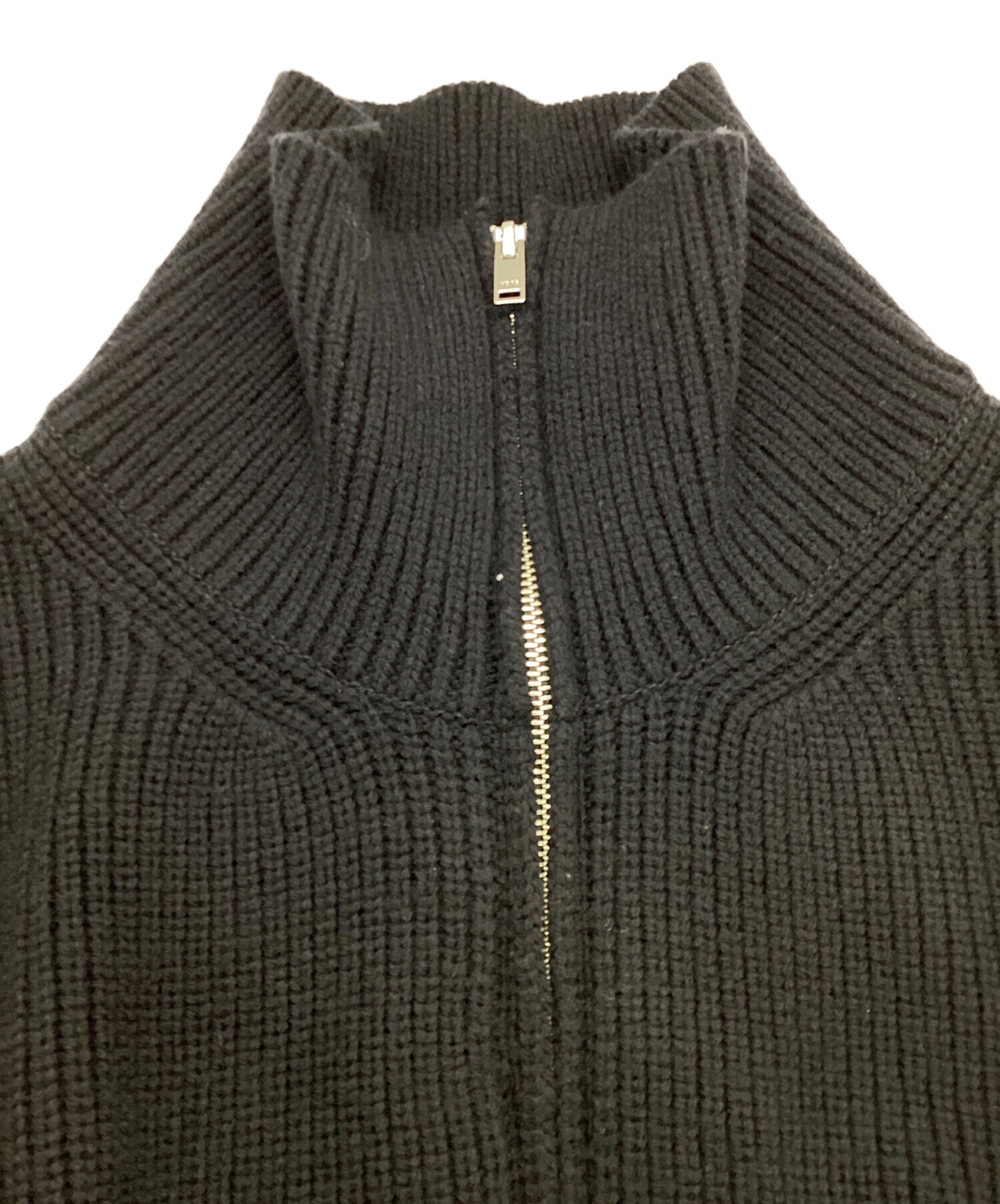 中古・古着通販】YOKE (ヨーク) 3/4 FRONT ZIP HIGHNECK RIB SWEATER