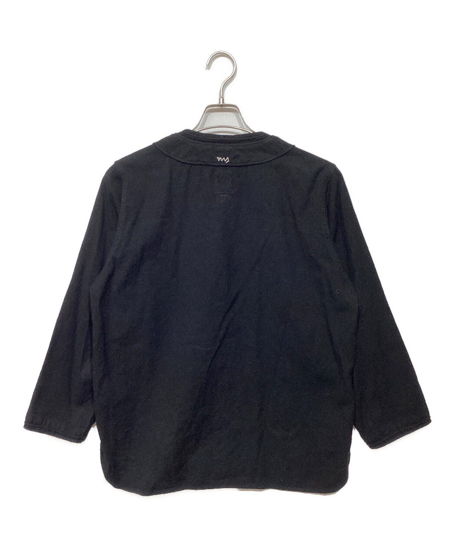 中古・古着通販】VISVIM (ビズビム) DUGOUT SHIRTL/S ブラック サイズ