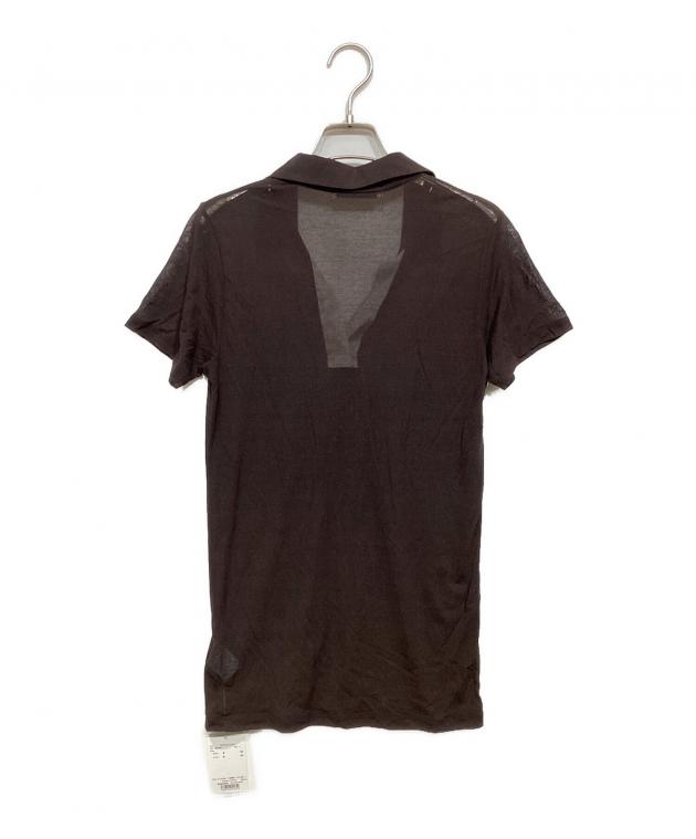 ETRE TOKYO エトレトウキョウ 25SS ヘンリーポロレイヤードセットプルオーバー 1225312122-0 ブラウン F ETRE TOKYO（エトレトウキョウ） ヘンリーポロ レイヤードセット プル
