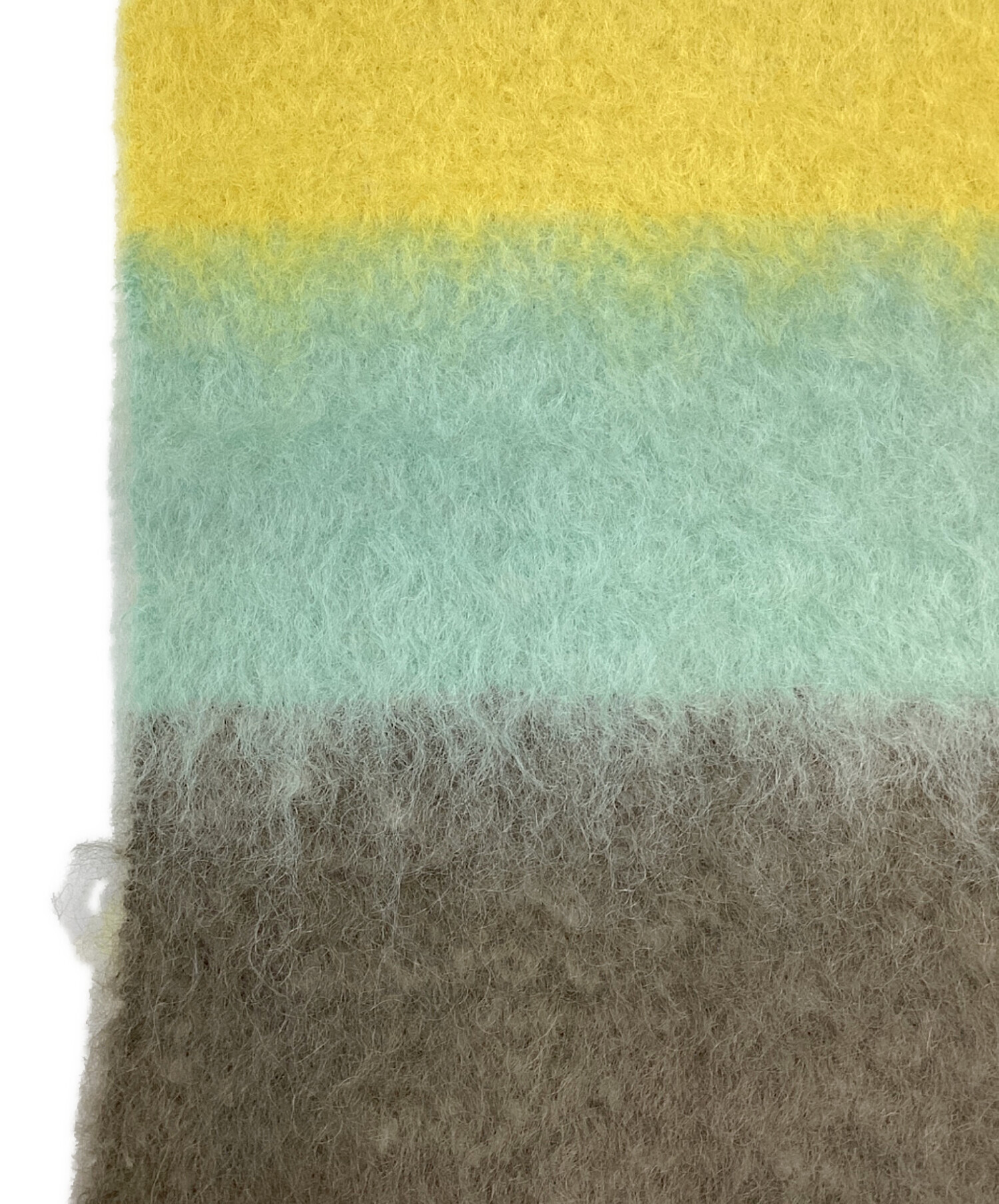 LOEWE グリーン　ターコイズ ミント　マフラー　モヘヤ 中古・古着通販】LOEWE (ロエベ) モヘヤ混マフラー マルチカラー