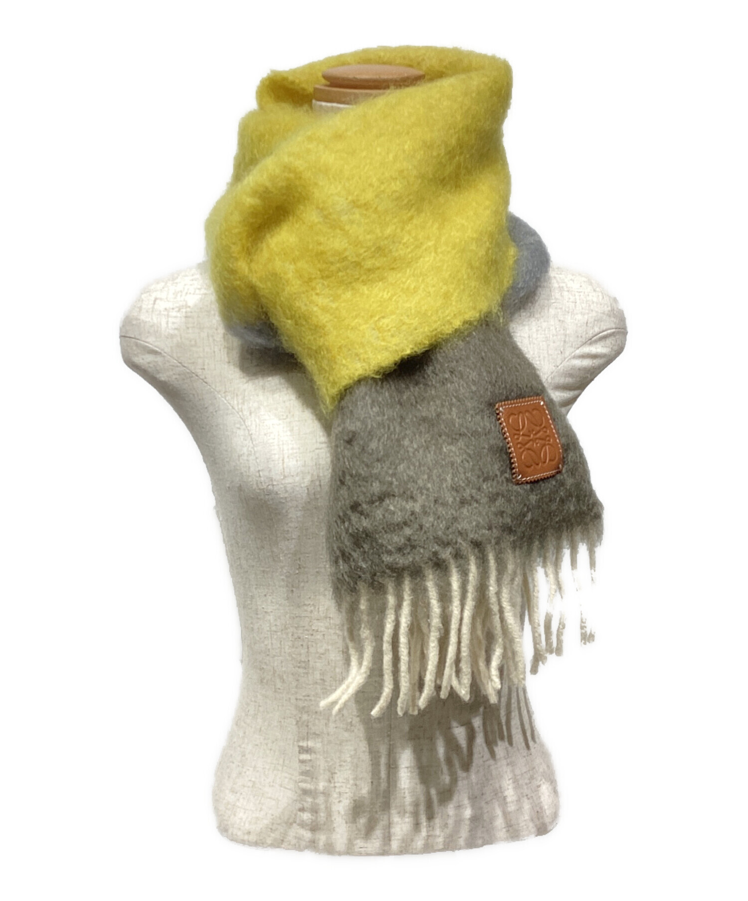 中古・古着通販】LOEWE (ロエベ) モヘヤ混マフラー マルチカラー