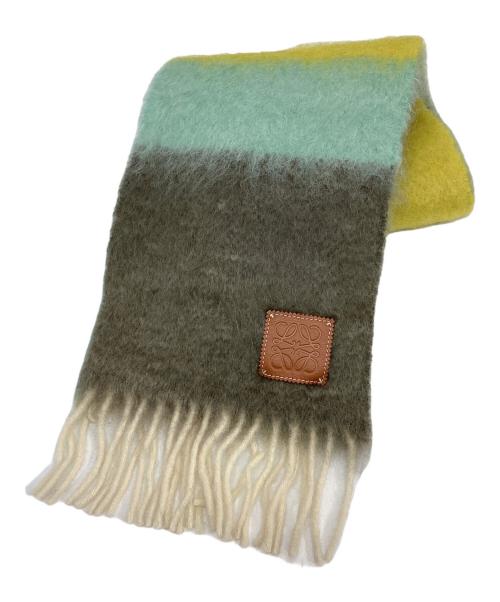 中古・古着通販】LOEWE (ロエベ) モヘヤ混マフラー マルチカラー