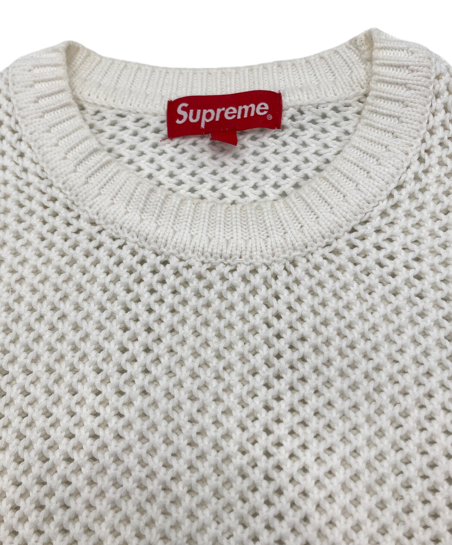 中古・古着通販】SUPREME (シュプリーム) Open Knit Small Box Sweater