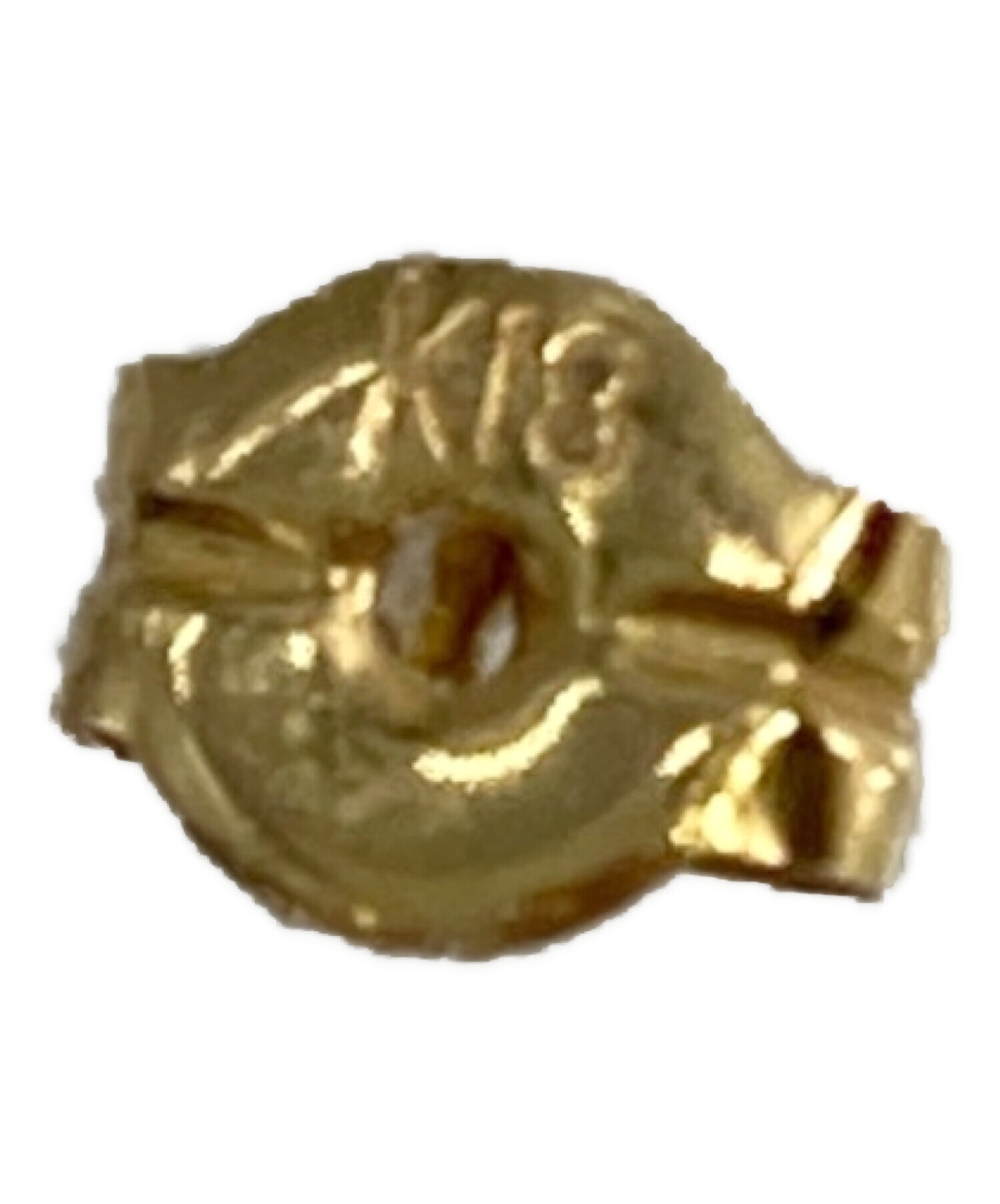 中古・古着通販】agete (アガット) K18 フェザーピアス｜ブランド