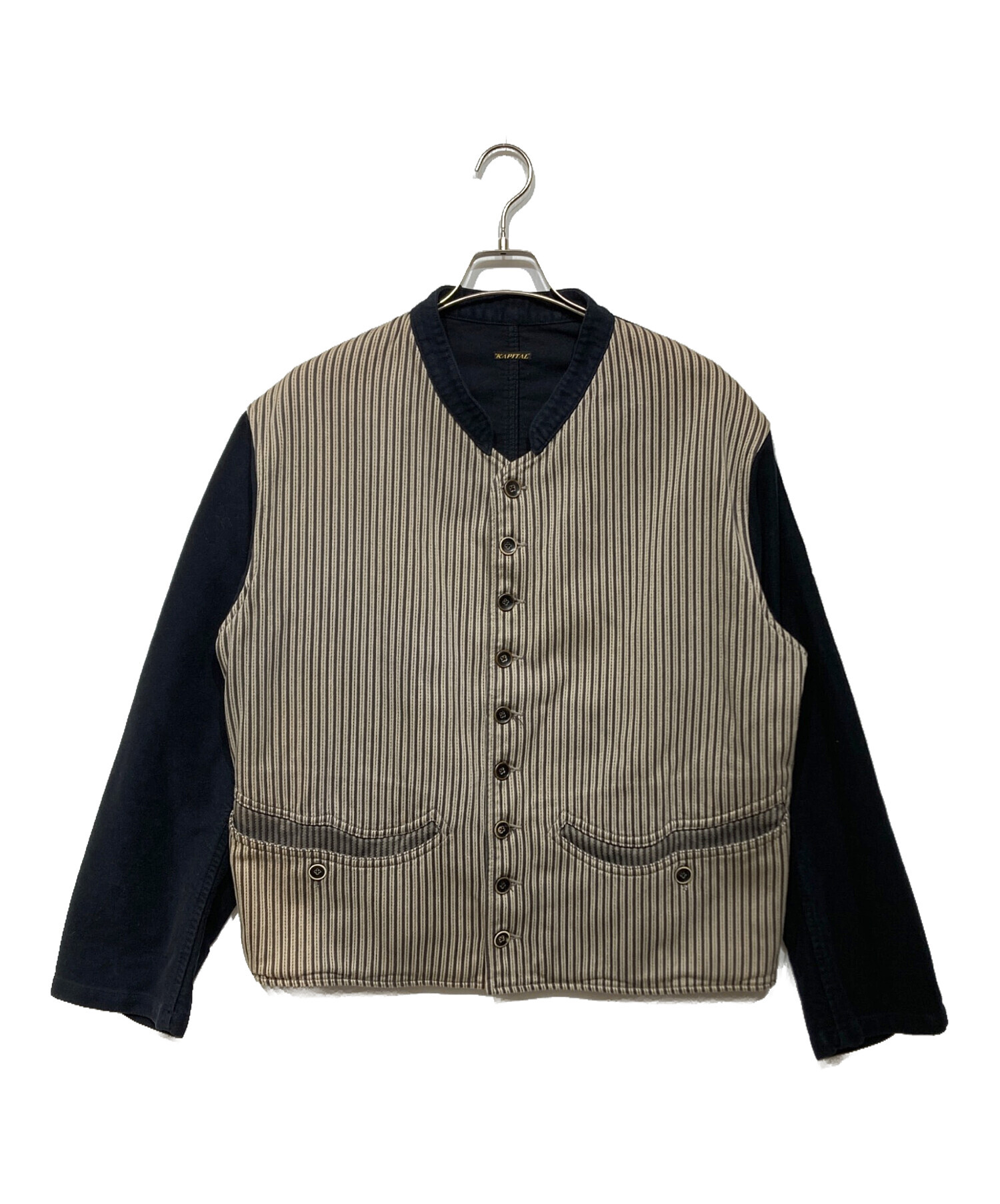 KAPITAL パデッド ピエロ ジャケット / キャピタル ストライプ KAPITAL パデッド ピエロ ジャケット / キャピタル ストライプ
